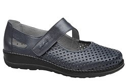 Półbuty na rzepy AXEL Comfort 1879 H Marine
