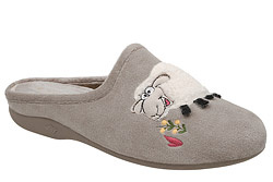Kapcie SANITAL FLEX Z24161X Sheep Lamb Beżowe Pantofle domowe Ciapy