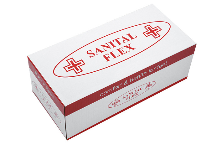 Bambosze SANITAL FLEX L25972X H Czarne Kapcie domowe Ciapy zdrowotne