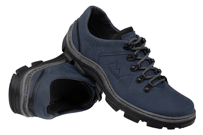 Półbuty buty trekkingowe KORNECKI 1392 Granatowe